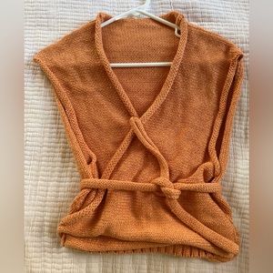 EUC free people wrap top • size M